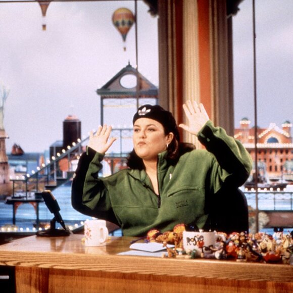 Sold🥀 The Rosie O'Donnell Show Denim Trucker Jacket XL Vintage Retro Embroidered - Picture 10 of 10